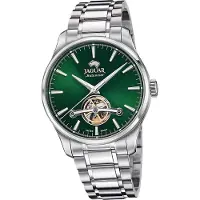 Jaguar Edelstahl Herren Uhr Analog Elegant Armbanduhr silber Balancier D2UJ965/4
