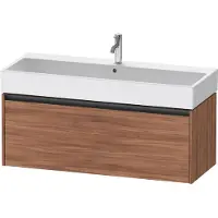 Duravit Ketho.2 Wastafelonderkast 118,4x46x44 cm Mat Noten