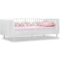 AEA Stilvolle Kinderbett Weiß Bett Kinderzimmer Kinderzimmermöbel Holz neu