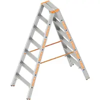 Layher Topic 1043 Stufenstehleiter 2x7 Stufen