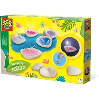 Ses 14033 Muschelkerzen Bastelset - Natürliches Kerzenherstellen für Kinder, Mehrfarbig, Karton, Kind, Junge/Mädchen, 6 Jahr(e), 12 Jahr(e)