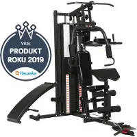 Kubisport Trainingsstation Booster-Turm dreistufig, 76 kg Gewichtsblock, gelagertes Seilzugsystem, 130 kg max. Benutzergewicht