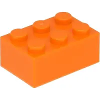 LEGO 2x3 Stein 3002 - 50 Stück Orange