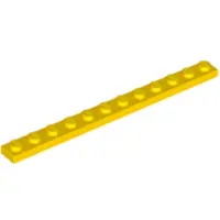 LEGO 1x12 Platten 60479 - 100 Stück Gelb