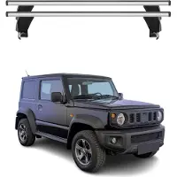 Menabo Dachträger Grundtäger für Suzuki Jimny mk4 2018-2025 50kg Alu Silber 2x