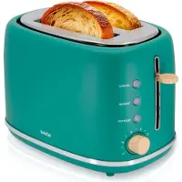 Briebe TA1166GRE, 2 Scheibe(n), Grün, Tasten, Niveau, Drehregler, 870 W, 220 - 240 V, 50 - 60 Hz