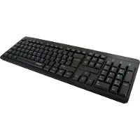 Schwaiger WKB1000 013, Kabellos, RF Wireless, QWERTZ, Schwarz