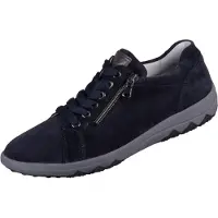 Waldlaufer H-Teresa Damenschuhe Schnürschuhe Sportive Blau Freizeit