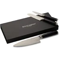 Echtwerk Damaszener Messer-Set, 3-teilig, Küchenmesser-Set