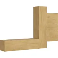 Itamoby Zusammensetzung der Wohnzimmerwand A112 L.254 H.173,6 P.39,2