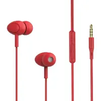 Tellur TLL162301, Kabelgebunden, Anrufe/Musik, 20 - 20000 Hz, 10,9 g, Kopfhörer, Rot