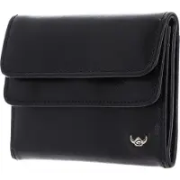 Golden Head Geldbörse Colorado RFID Protect Billfold Coin Wallet With Flap Black schwarz