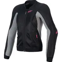 Alpinestars Stella Troop-Air Pro Damen Protektorenjacke, schwarz/grau/pink, M