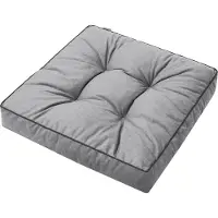 Hobbygarden Bodenpolster Himiko 59×59 cm – elegante Sitzkissen mit Anti-Rutsch, 10 cm dick, |
