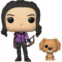 Funko POP! Marvel Studios Hawkeye - Kata Bishop with Lucky the Pizza Dog 1212 - Pop! Vinyl Figur