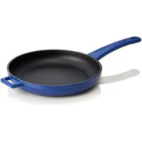 PADU LAVA Pfanne eckig blau Ø 21 cm, Serie Frying pans handle Gusseisen emailliert