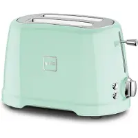 Novis Iconic Line - Toaster T2 neomint SET mit Brötchenwärmer