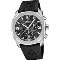 Candino Kautschuk Herren Uhr Chronograph Sport Armbanduhr schwarz Sport D2UC4774/6