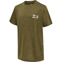 Hummel Hmlmustral T-Shirt S/S - dark olive, Größe:104