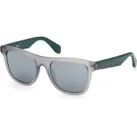Adidas Originals OR0057 Unisex-Sonnenbrille Vollrand Quadratisch Kunststoff-Gestell, grau