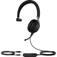 Yealink UH38 Mono Teams, Verkabelt & Kabellos, 20 - 20000 Hz, Anrufe/Musik, 110 g, Kopfhörer, Schwarz