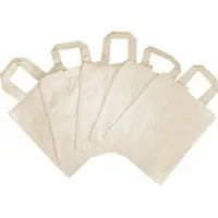 Eduplay 230-005 Kinder Stoffbeutel, unbedruckt, 38x42cm, 100% Baumwolle, natur (5er Pack)