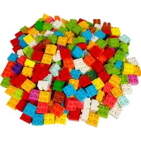 LEGO DUPLO 2x2 Steine Bausteine Bunt Gemischt - 3437 NEU! Teile 10x – Jede Mischung individuell zusammengestellt