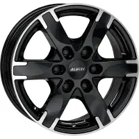 Alutec Felge Titan 7.5Jx17 ET 55 6x139 Diamant Schwarz TIT75755FR13-1 kompatibel mit FORD Ranger