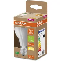 Osram LED Lampe ersetzt 60W E27 Birne - A60 in Weiß 4W 840lm 3000K 1er Pack
