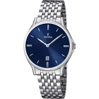 Festina Klassik Herren Armbanduhr Edelstahl F16744/3
