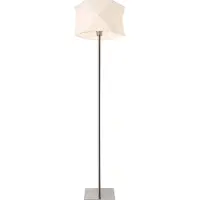 Lux.pro Stehleuchte 152cm Stehlampe Standleuchte Stand Lampe Metall Chrom/Weiß []
