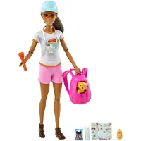 Mattel Fashionistas -Puppe mit Hündchen, Kinderspielzeug, Selbstfürsorge Wandertag, 3 Jahr(e), 298 mm