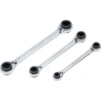 Bgs Double Ended Ratchet Wrench Set, 680 g