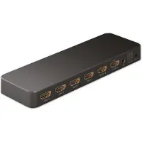 Goobay HDMI Matrix-Schalter 4 auf 2 (4K @ 60Hz), HDMI Splitter (schwarz)