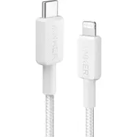 Anker A81B5G21, 0,9 m, USB C, Lightning, Stecker, Stecker, Weiß