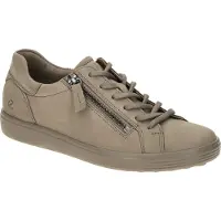Ecco SOFT 7 Damenschuhe - sportliche Schnür- Halbschuhe braun NEU