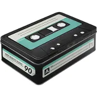 Nostalgic Art Vorratsdose Retro Cassette, aus Metall, 2,5 Liter, mit Motiv