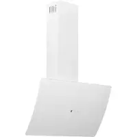 vidaXL Dunstabzugshaube 60 cm Stahl und Hartglas Weiß