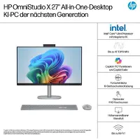 HP OmniStudio X Next Gen AI 27-cs1075ng PC, 68,6 cm (27"), Full HD, Intel Core Ultra 7, 16 GB, 1 TB, Windows 11 Home