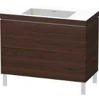 Duravit Waschtischunterbau L-CUBE WT Vero Air 698x1000x480mm o HL NB geb