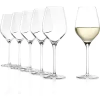 Stölzle 6x Lausitz Exquisit Royal Weißweinkelch / Weißweinglas 350 ml