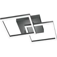 FABAS LUCE BARD moderne LED-Deckenleuchte 39W Anthrazit 3394-22-282