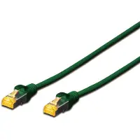 Digitus CAT 6A S/FTP Patchkabel, 5 m, Cat6a, S/FTP (S-STP), RJ-45, RJ-45, Grün