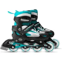 Stamp Verstellbare, halbweiche Inline-Rollschuhe – Größe 34–37 – SKIDS CONTROL CARBON – JK525302