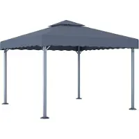 Syfax Pavillon 300 x 300 cm Anthrazit Aluminium