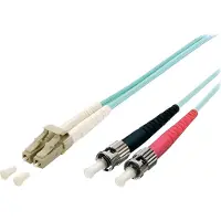 Equip LC/ST-LWL-Patchkabel, OM3, 1.0m, 1 m, OM3, LC, ST
