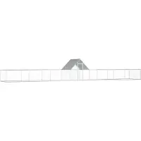 Syfax Hühnerstall 14x2x2 m Verzinkter Stahl
