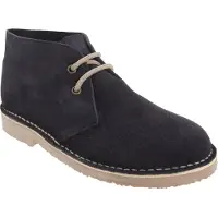 Roamers Uni Desert-Boots / Schnürschuhe / Halbschuhe, Wildleder DF112 (45,5 EU) (Schwarz)