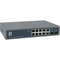 LevelOne GEP-1221, Unmanaged, Gigabit Ethernet (10/100/1000), Power over Ethernet (PoE), Rack-Einbau