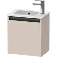 Duravit Ketho.2 Wastafelonderkast 41x29,2x44 cm Mat Taupe